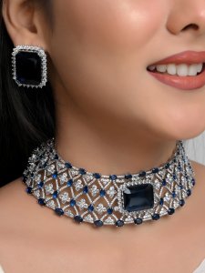 Taera American Diamond Choker Set