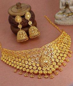 Gold Plated Choker Set