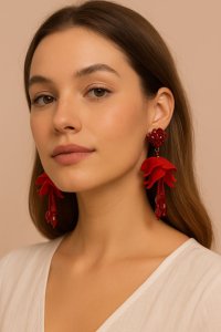 Flower Drop Earrings